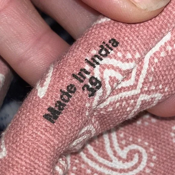 NWOT! Free People Es Verdra Organic Cotton Thong Sandals - Picture 5 of 7